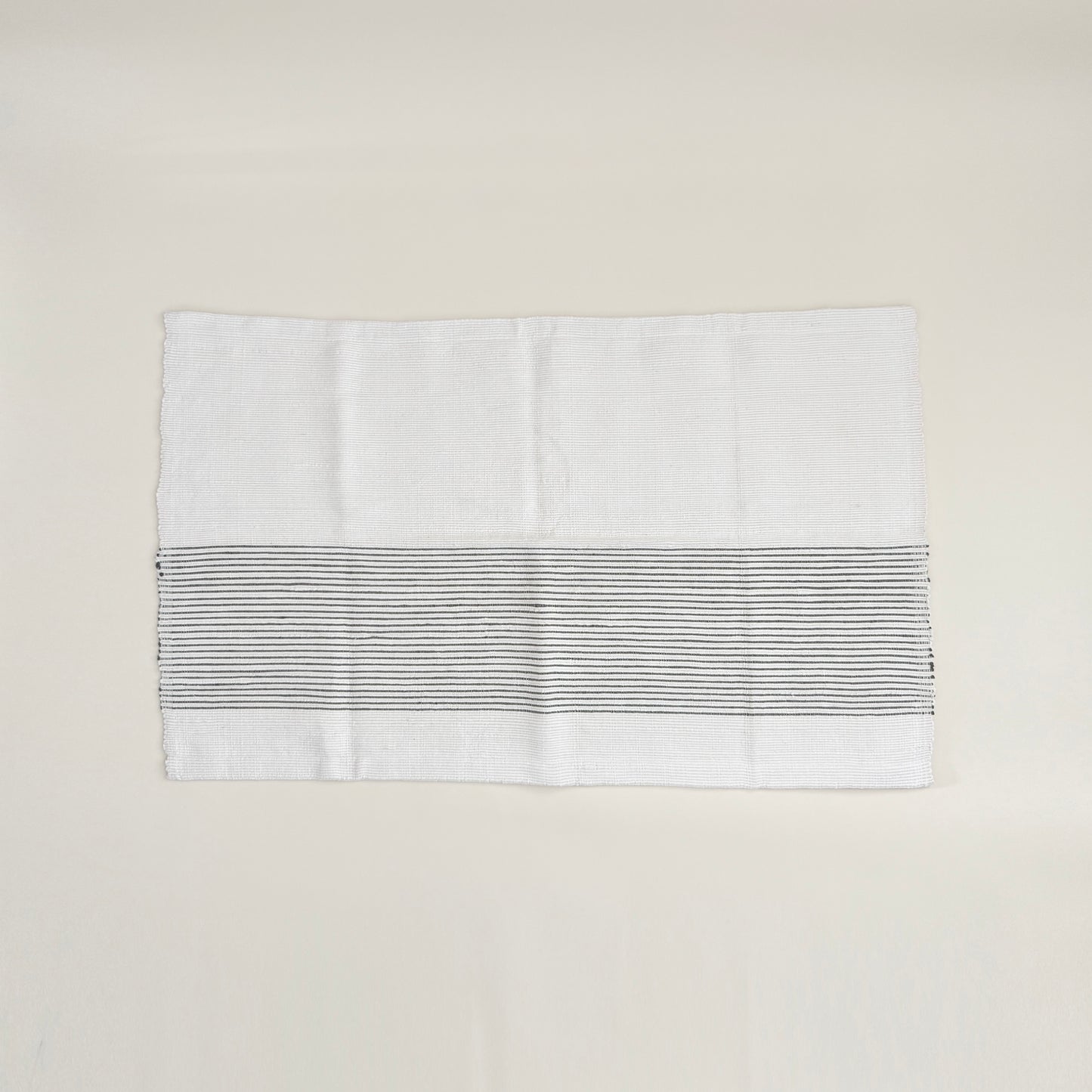 Ribbed Cotton Bath Mat