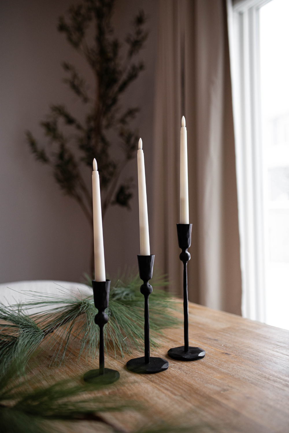 Iron Candle Holder