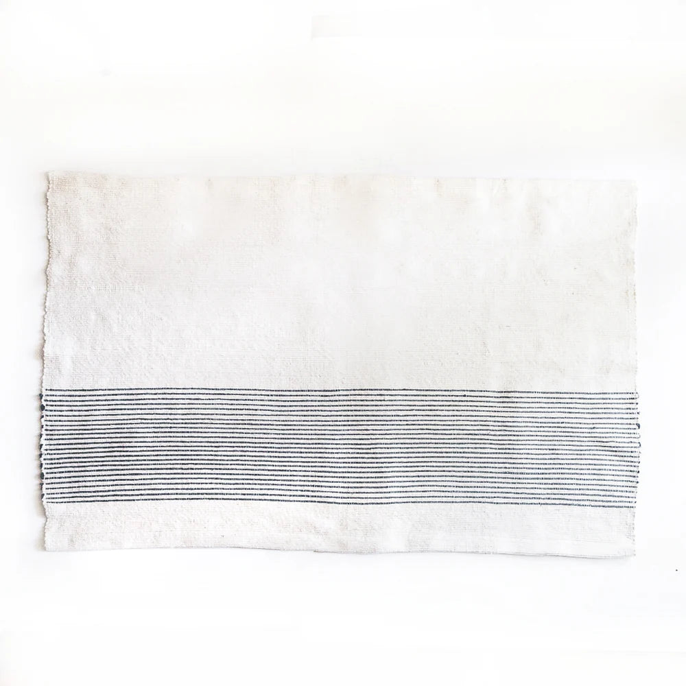 Ribbed Cotton Bath Mat