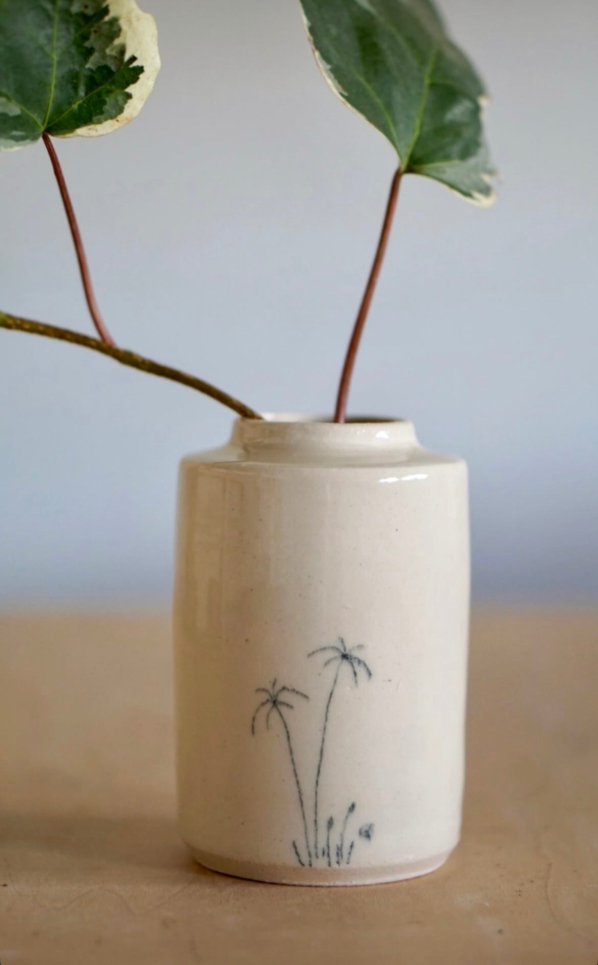 Palm Bottle Vase