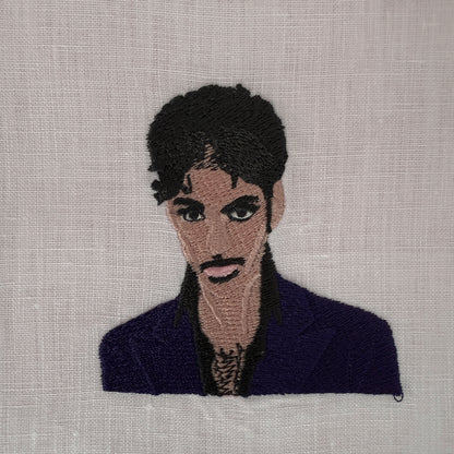 Prince Embroidered Cocktail Napkin