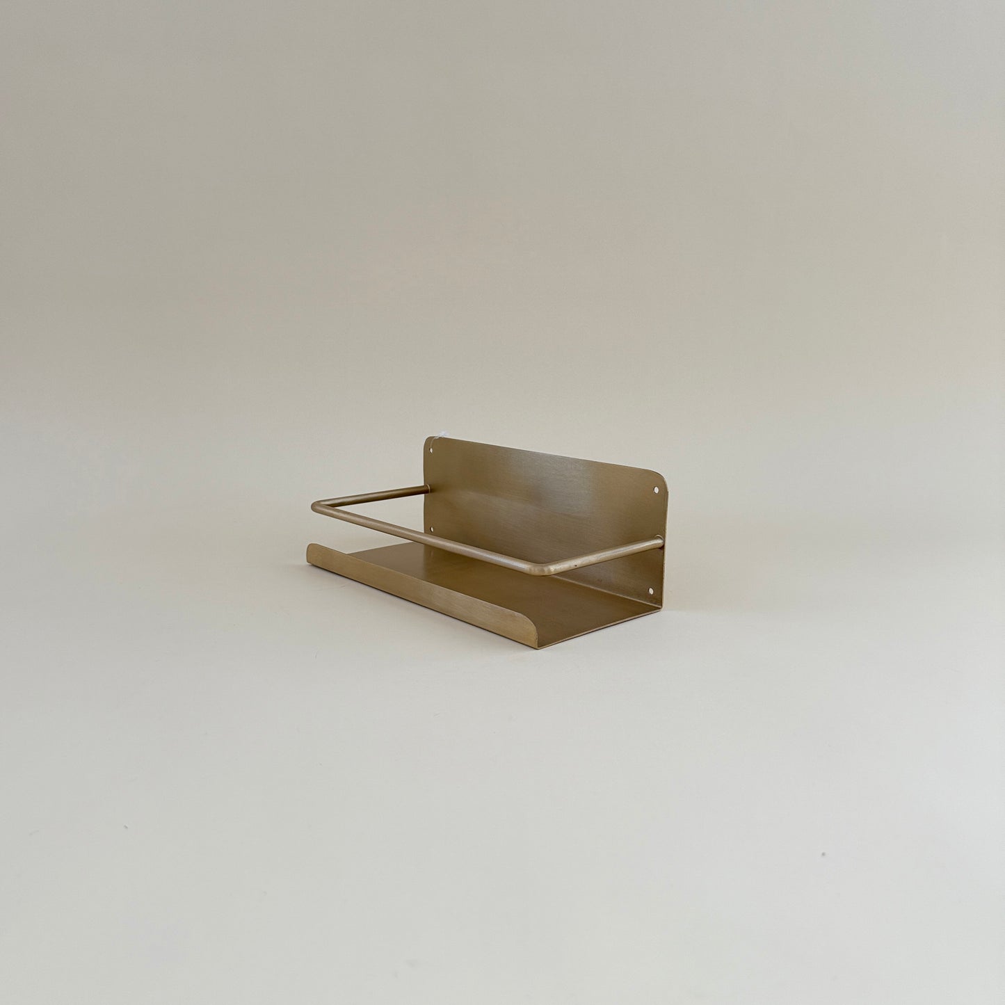 Compact Brass Shelf