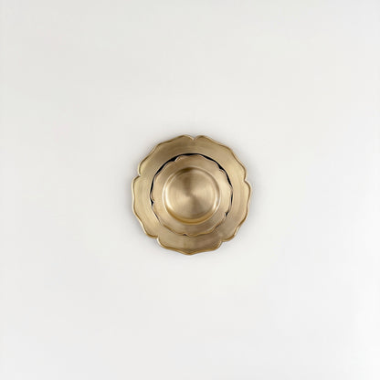 Fleur Brass Tray