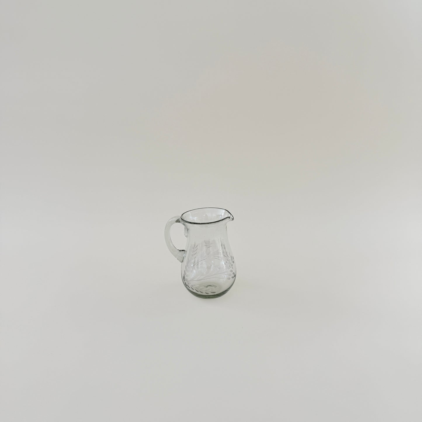 Petite Etched Pitcher