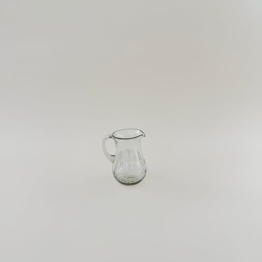 Petite Etched Pitcher