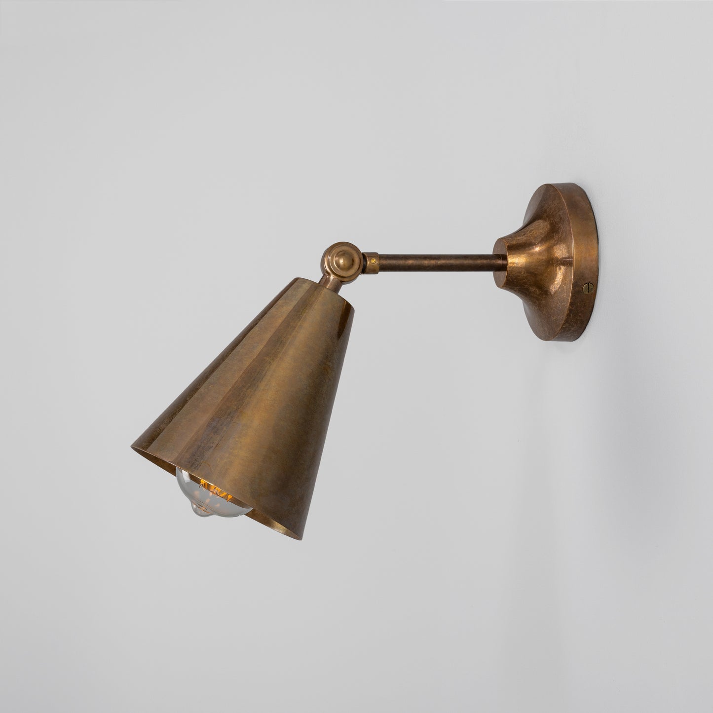 Adjustable Cone Wall Light