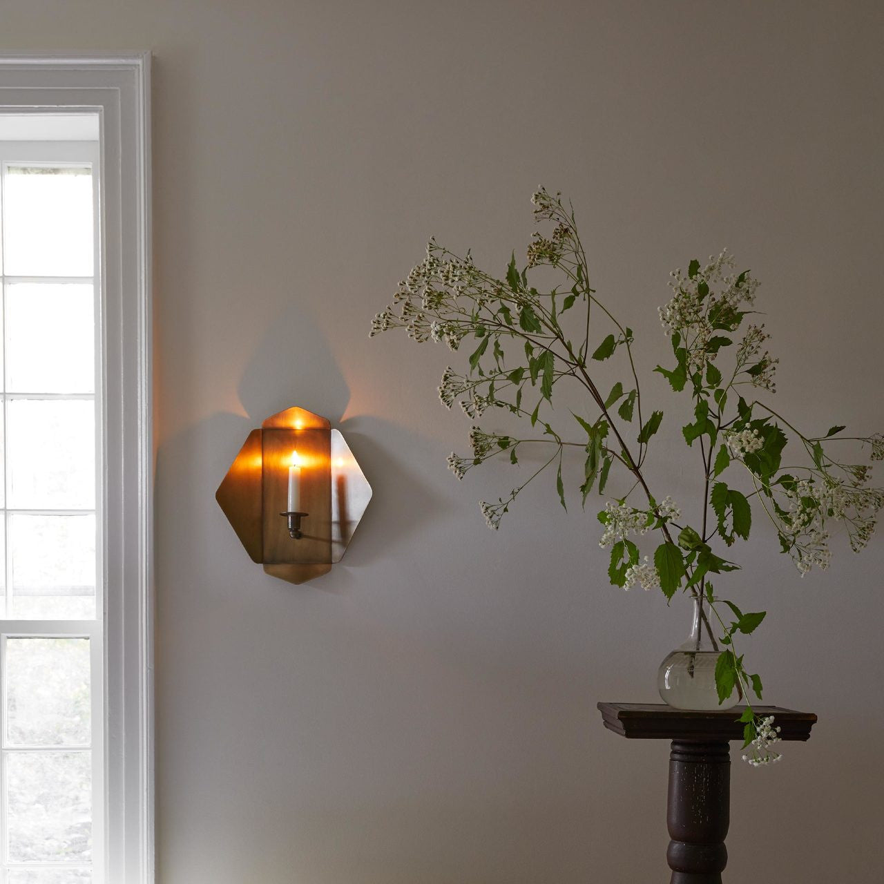 Folded Wall-Mounted Candle Holder