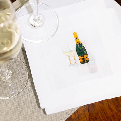 Embroidered Cocktail Napkin
