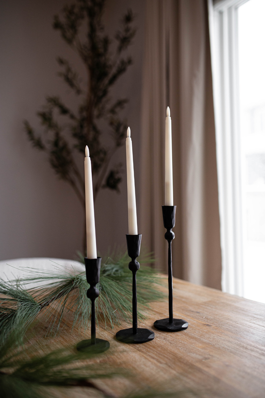 Iron Candle Holder